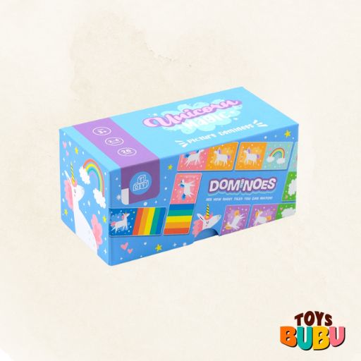 Unicorn Magic Dominoes Set