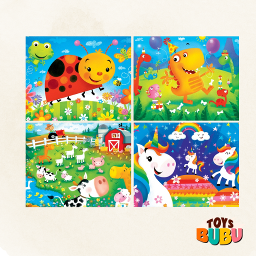 Lil Puzzler 4-Pack 48 Piece Puzzles