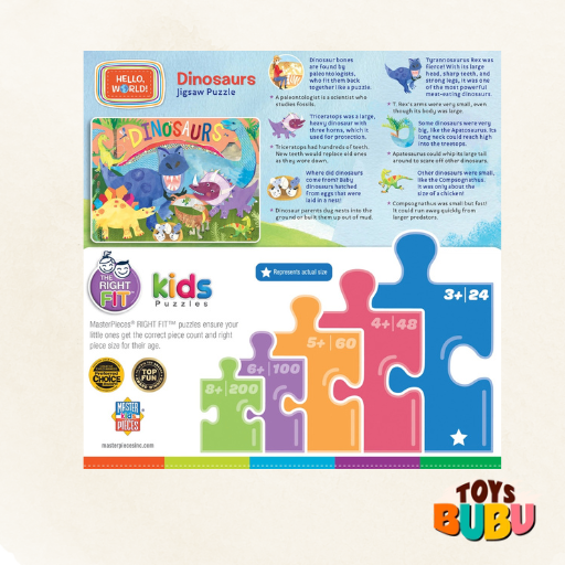 Hello, World! - Dinosaur 24 Piece Puzzle