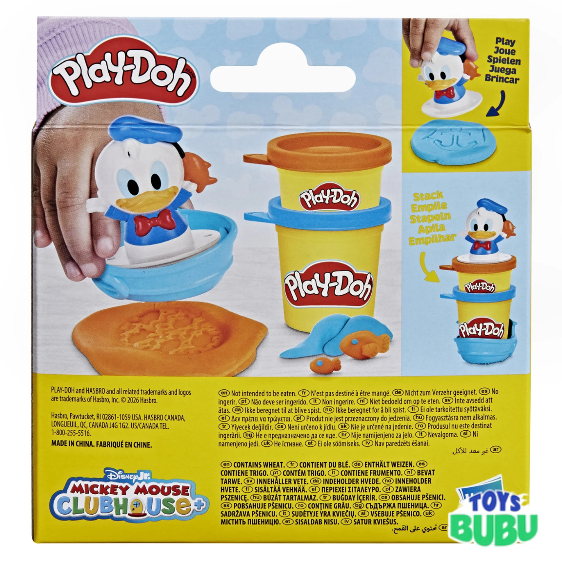 Disney Play-Doh Stamp & Go Set β Mickey Minnie Donald - Toddler Activity