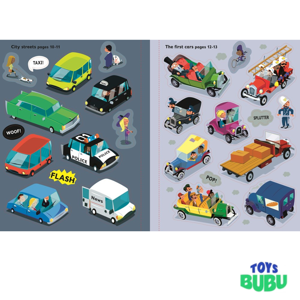 Cars Sticker Book for Kids β 100+ Vehicle Stickers Activity Book by Simon Tudhope (Usborne)
