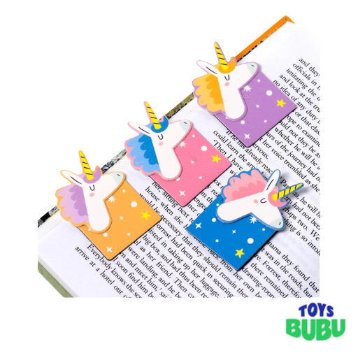Unicorn Magic Shaped Magnetic Bookmark Set