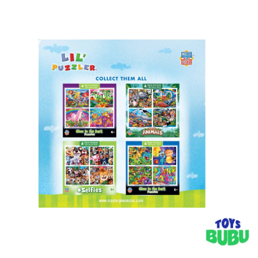 Lil Puzzler 4-Pack 48 Piece Puzzles