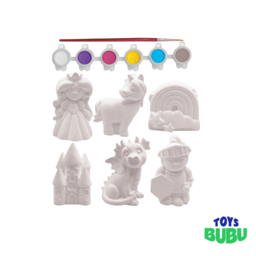 Fairy Tale Friends - Plaster 6 figurine Paint Set