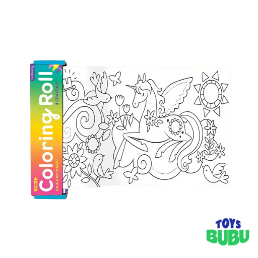 Unicorn Magic Mini Coloring Roll by Mudpuppy