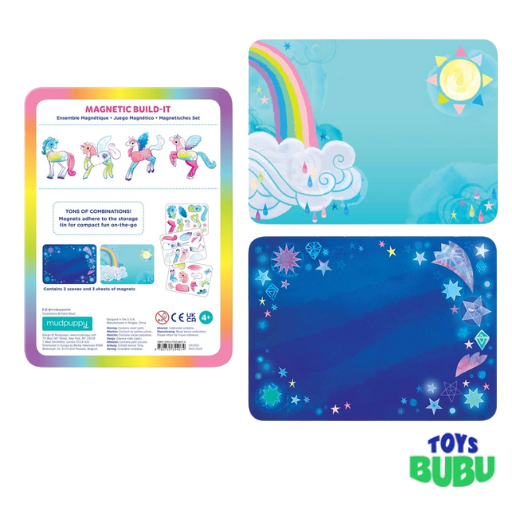 Mudpuppy - Unicorn Magic Magnetic Build-It Tin