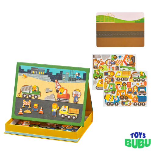 Construction Site - Magnetic Play Scene