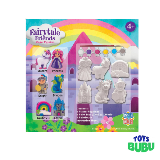 Fairy Tale Friends - Plaster 6 figurine Paint Set