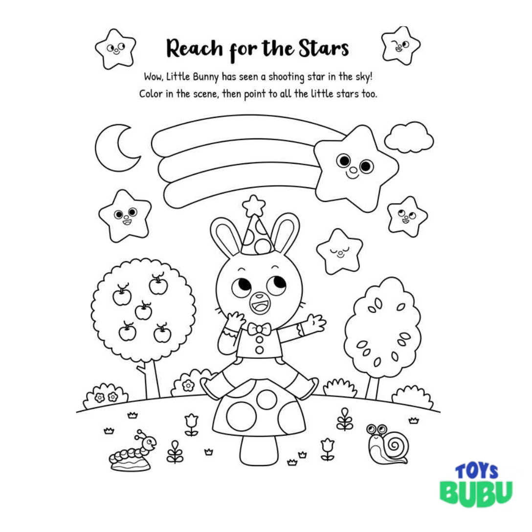 Hearts Stars Rainbows Coloring Set for Kids β Cute Creative Activity Kit (IglooBooks)