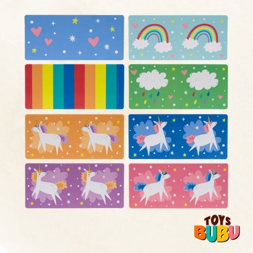 Unicorn Magic Dominoes Set