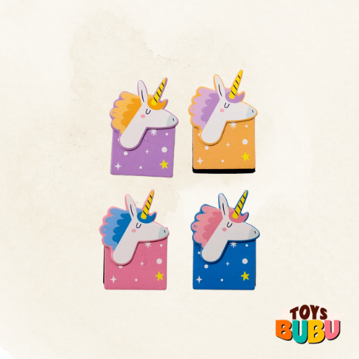Unicorn Magic Shaped Magnetic Bookmark Set