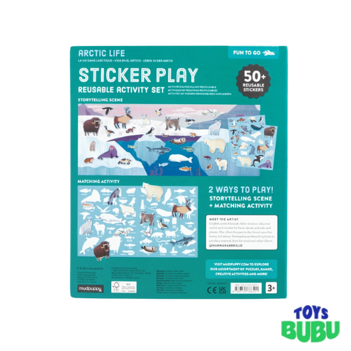 Arctic Life Sticker Play Reusable Activity Set
