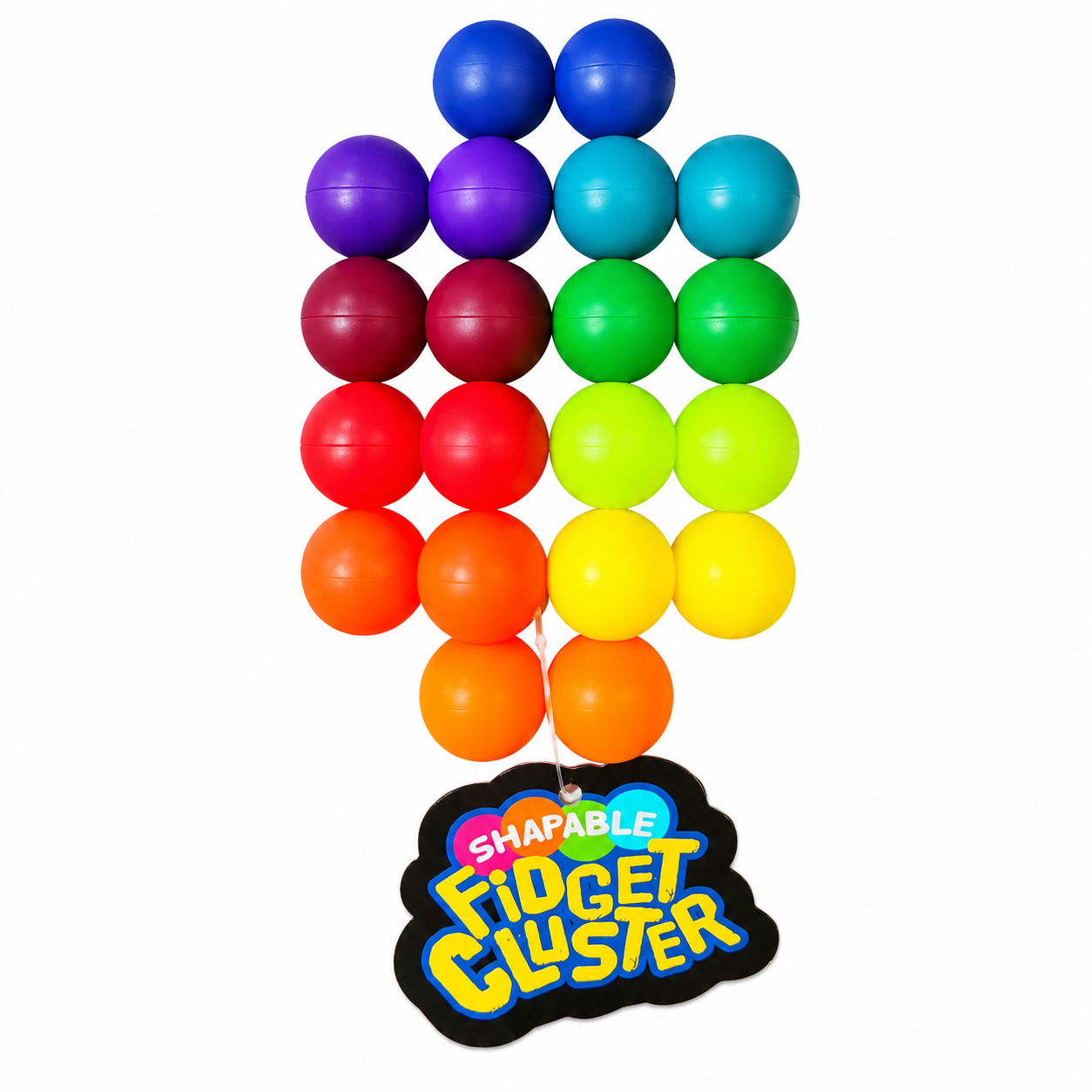 So Much Fun! Shapeable Fidget Cluster Toy – Twist & Build Sensory Fidget for Kids