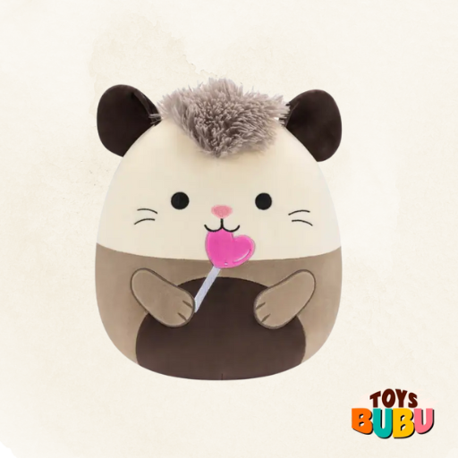 Squishmallow - Valentine Plush - Luanne Opossum Lollipop