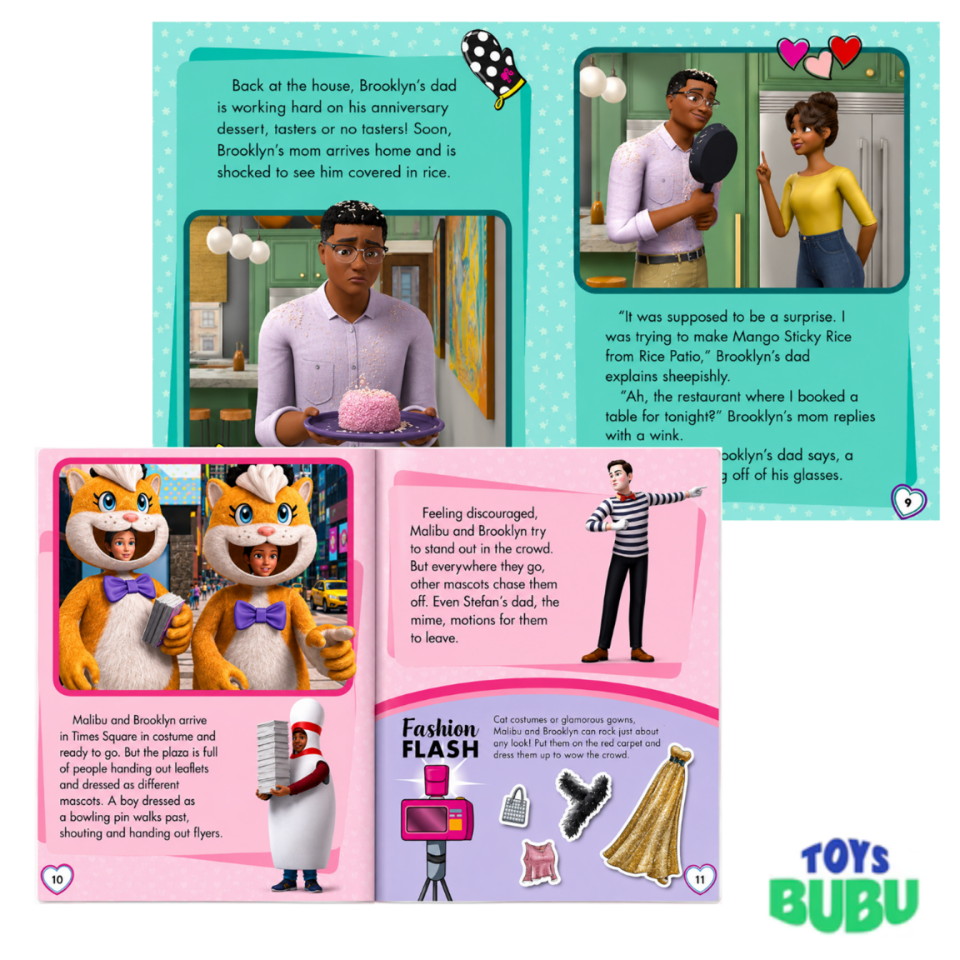 Barbie Dress-Up Activity Book - It Takes Two Fashion and Style Book for Kids