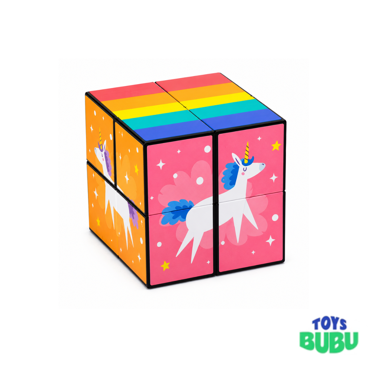 Unicorn Magic Puzzle Cube Toy – Unicorn Brain Teaser Puzzle for Kids