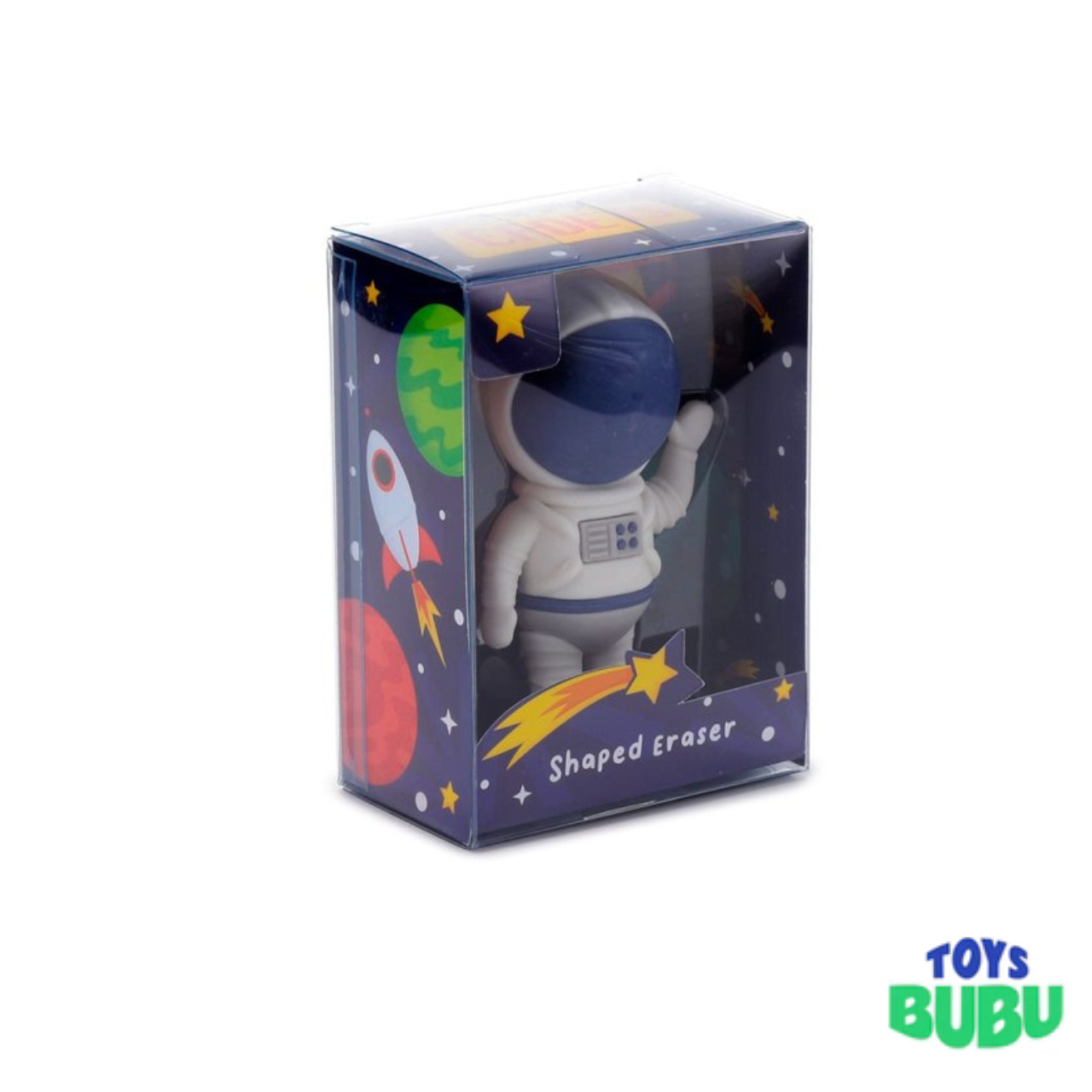 Space Cadet Mini Eraser in Storage Box – Assorted Space-Themed Design
