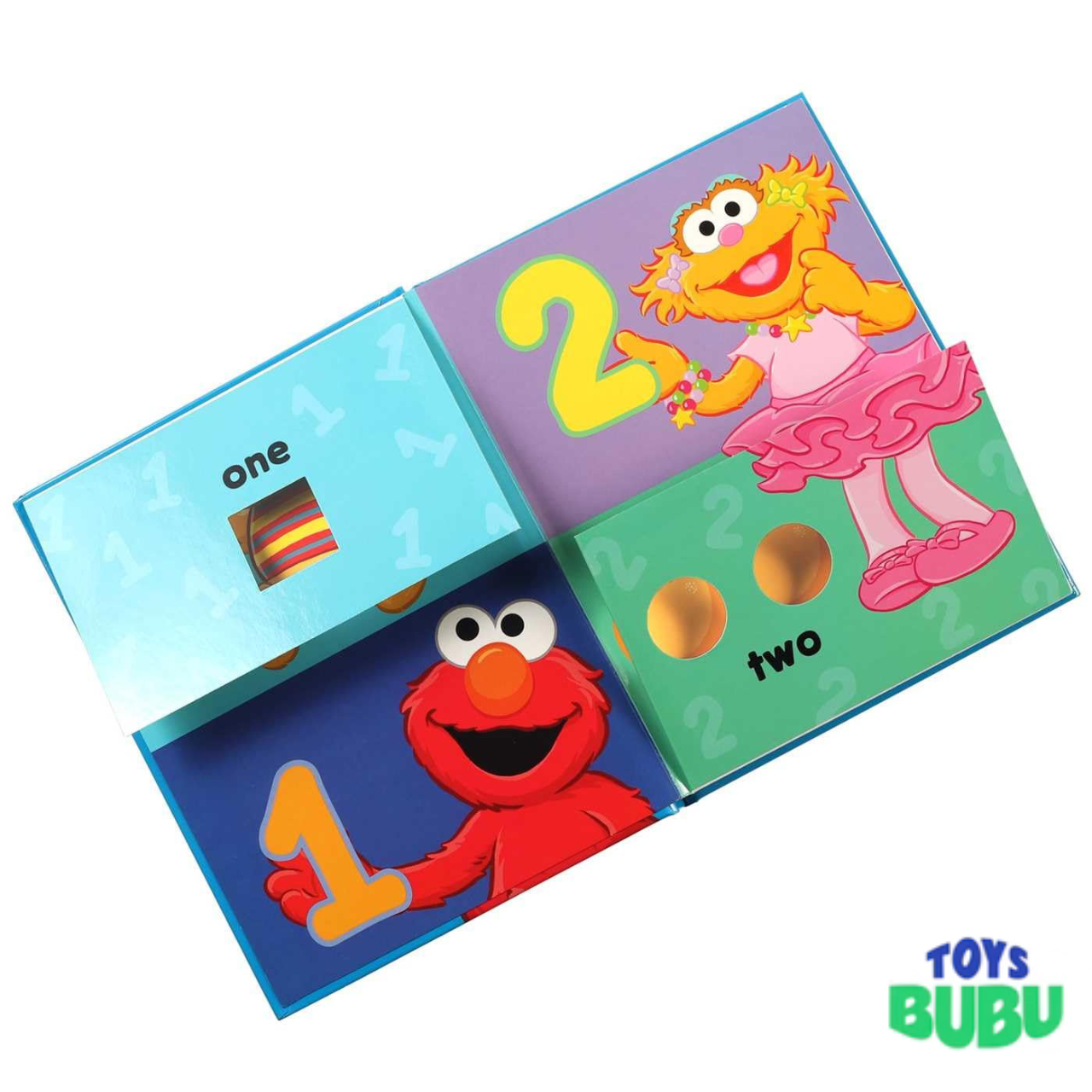 Sesame Street Elmo Lift-the-Flap Counting Board Book – Learn to Count 1 to 10 for Toddlers