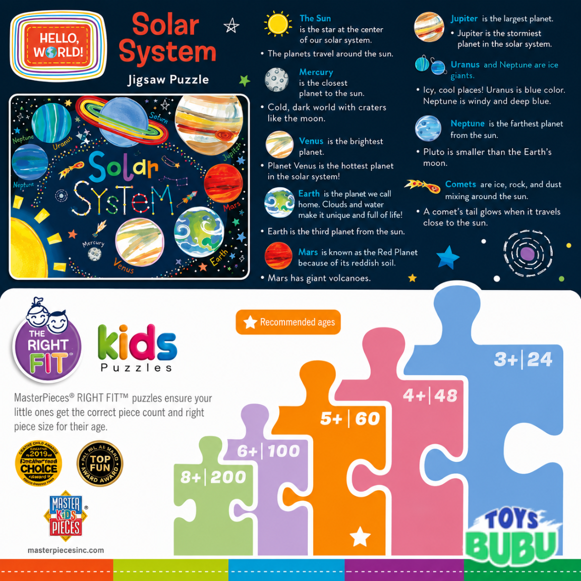 Hello, World! Solar System Puzzle (60 Pieces)