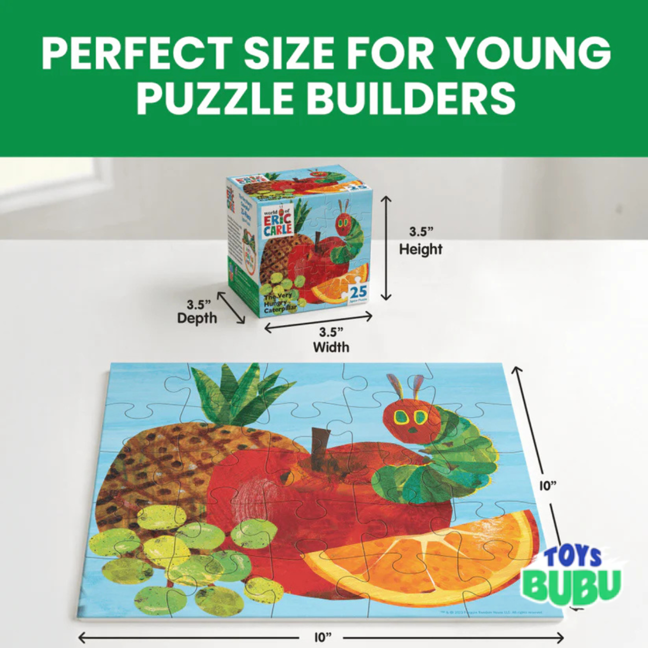 World of Eric Carle The Very Hungry Caterpillar 25-Piece Puzzle – Educational Kids Puzzle