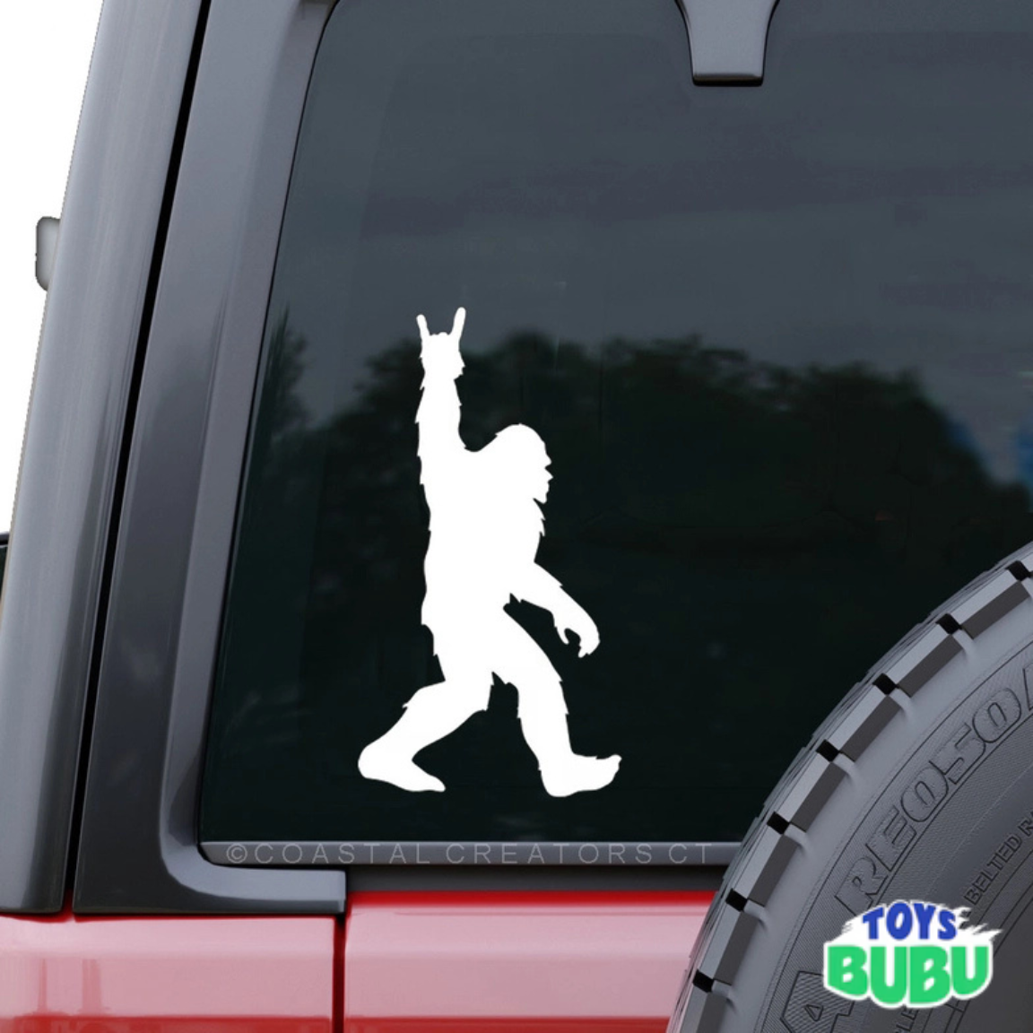 Dog Mom, Cat Mom & Bigfoot Vinyl Window Decal – Waterproof Car Sticker for Pet & Fun Lovers