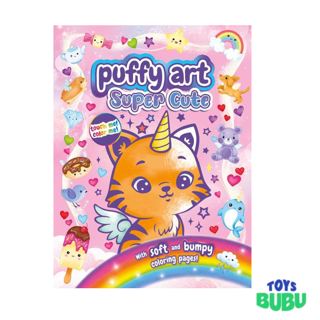 Cute Puffy StickCute Puffy Sticker Art Book for Kids – 3D Creative Activity Set (IglooBooks)