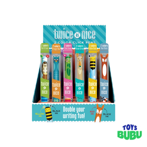 Twice As Nice Woodland 2 Color Click Pen