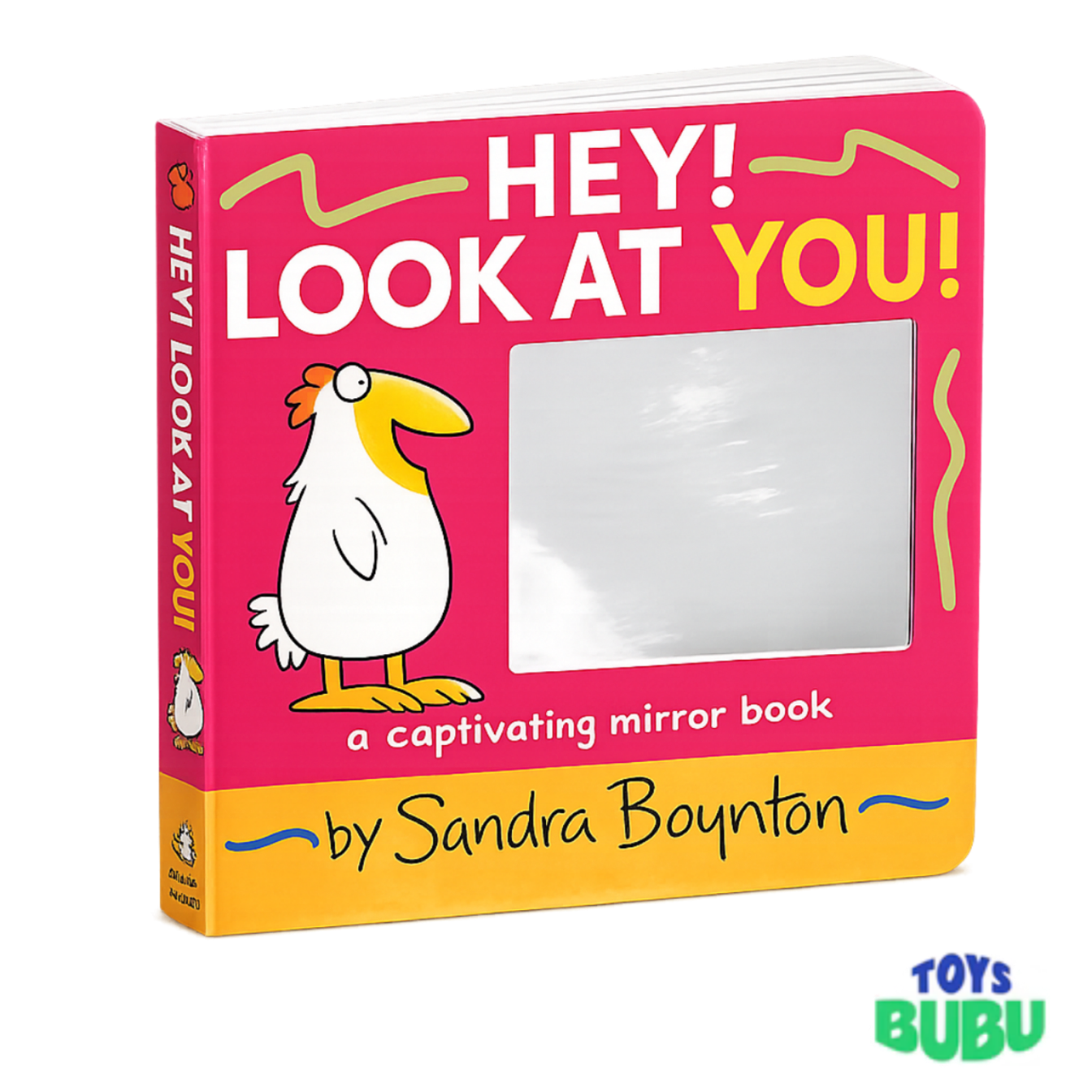 Hey! Look At You! Interactive Board Book for Babies – Sandra Boynton Baby Milestone Book