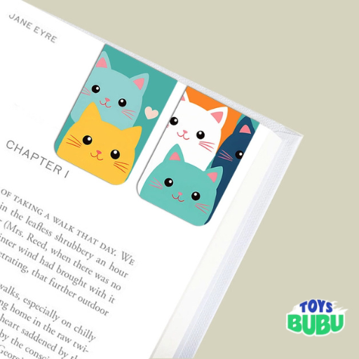 2-Pack Magnetic Bookmarks – Colorful Reversible Bookmarks for Readers & Planners