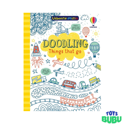 Usborne Minis Activity Books for Kids – Doodling, Drawing & Travel Puzzle Pocket Books
