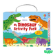 Dinosaur Activity Pack for Kids – 3 Books Set with Stickers, Coloring & Games (Usborne Travel Kit)