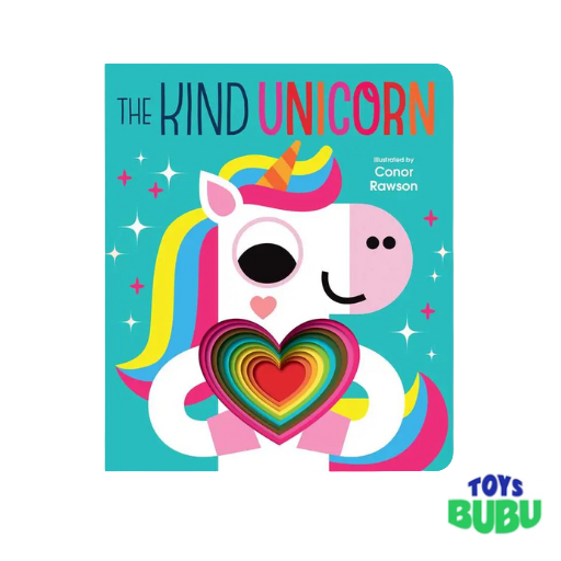 Kind Unicorn - Heart-Cutout Story board book