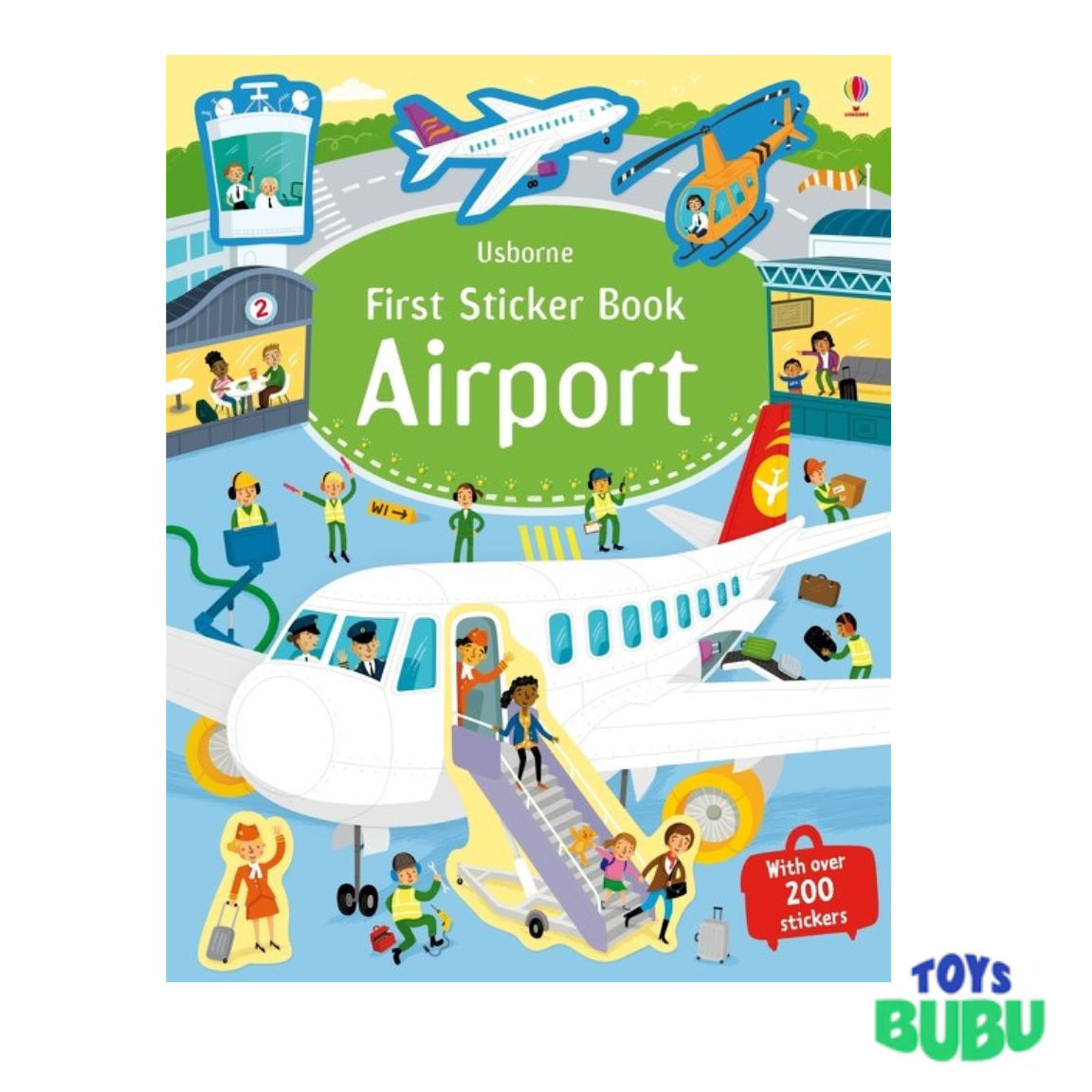 Airport Sticker Book for Kids – 100+ Stickers Travel Activity Book (Usborne)