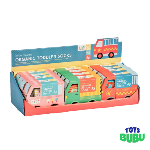 Organic Cotton Toddler - Socks Trucks