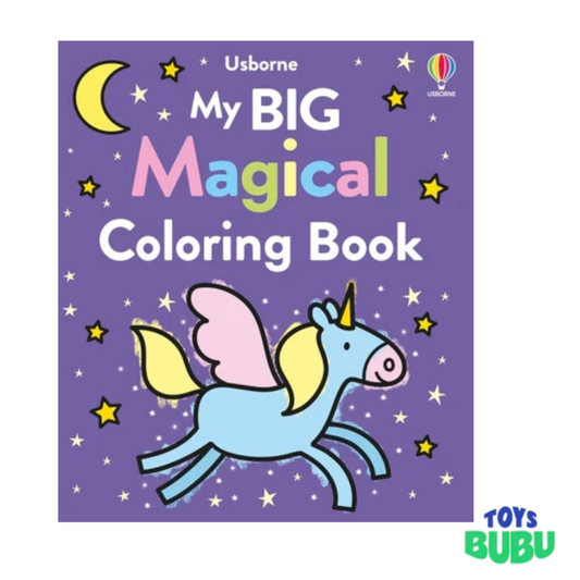 My Big Magical Coloring Book for Kids – 90+ Unicorn, Fairy & Mermaid Pages (Usborne My Big Coloring Ages 3+)