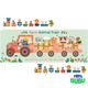 Farm Animal Train - 3-Book Jigsaw Set