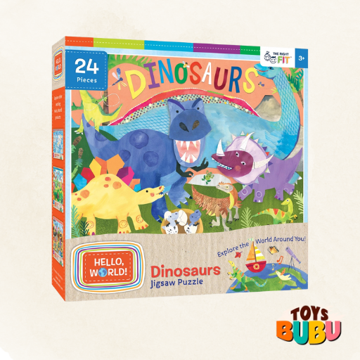 Hello, World! - Dinosaur 24 Piece Puzzle