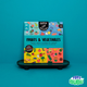 Seasonal Fruits & Vegetables Learning Poster for Kids – Bilingual Sticker Activity (Ages 6+)