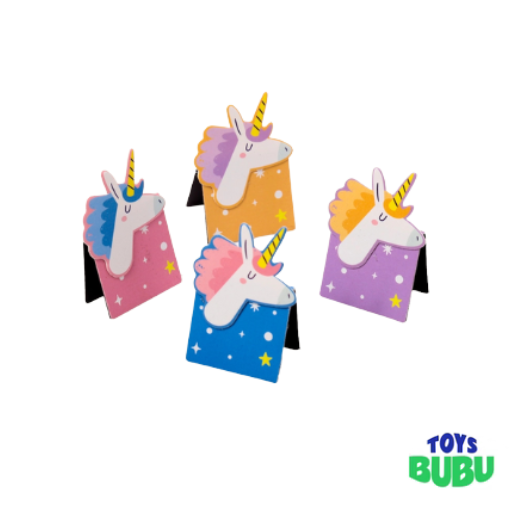 Unicorn Magic Shaped Magnetic Bookmark Set