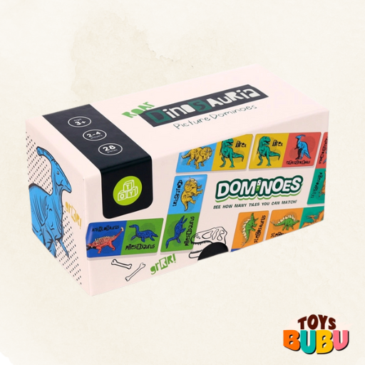 Dinosauria Kids Dominoes Set