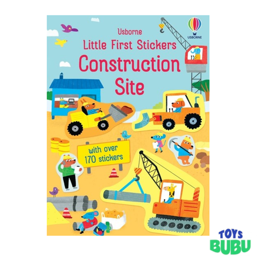 Construction Sticker Book for Kids – 170+ Vehicle Stickers Activity Book (Usborne Little First Stickers)