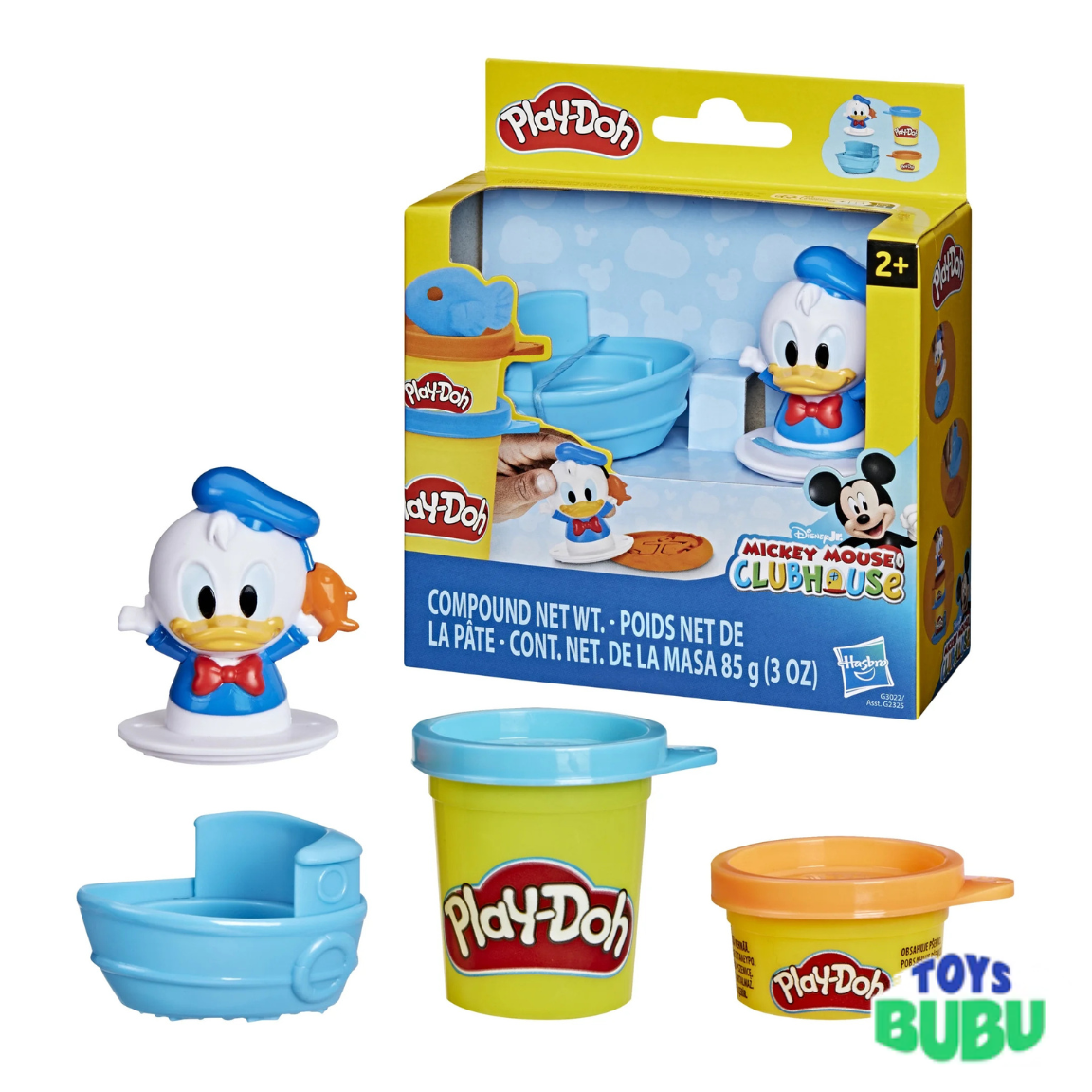 Disney Play-Doh Stamp & Go Set – Mickey Minnie Donald - Toddler Activity
