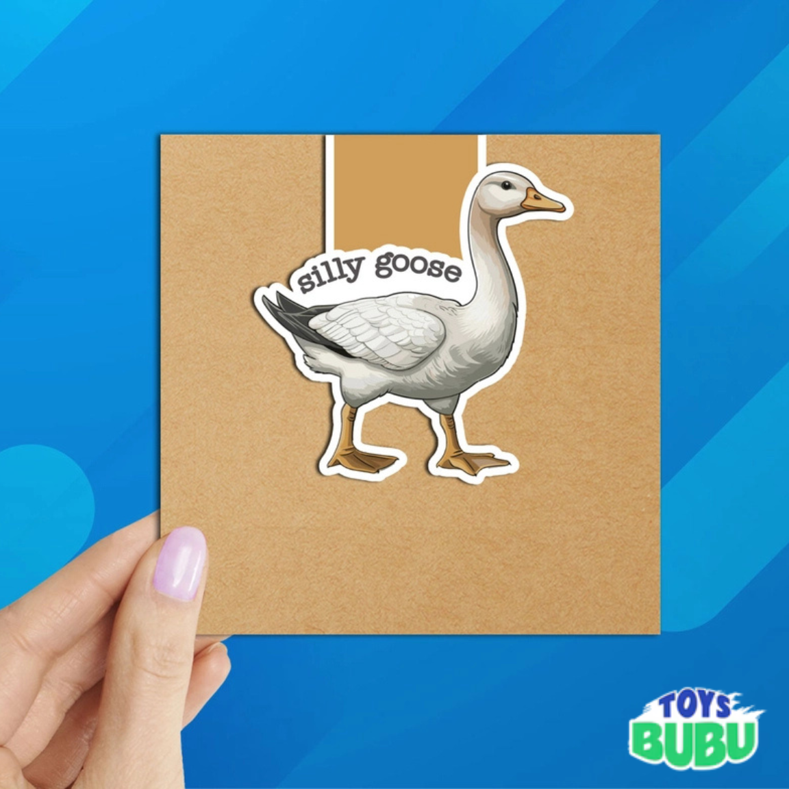 Silly Goose Magnetic Bookmark – Reversible Cute Bookmark for Book Lovers