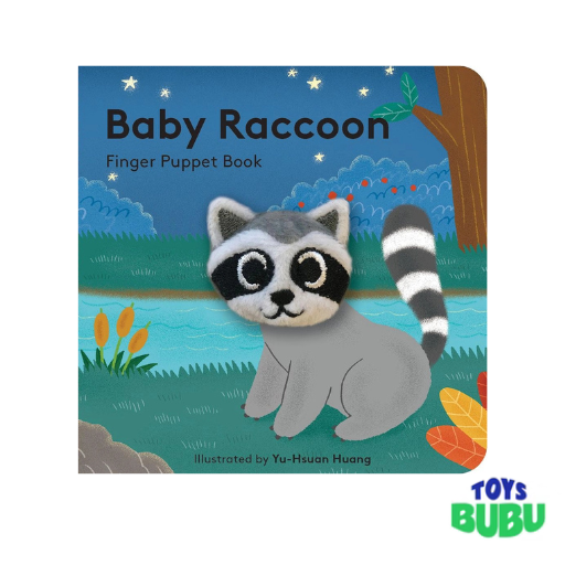 Baby Raccoon Finger Puppet Book - Interactive Story Book for Babies and Toddlers