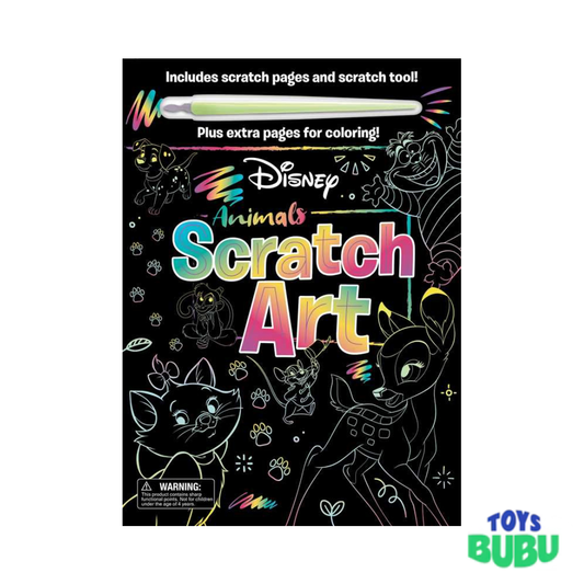 Disney Animals Scratch Art Book for Kids – Creative Reveal Activity by IglooBooks