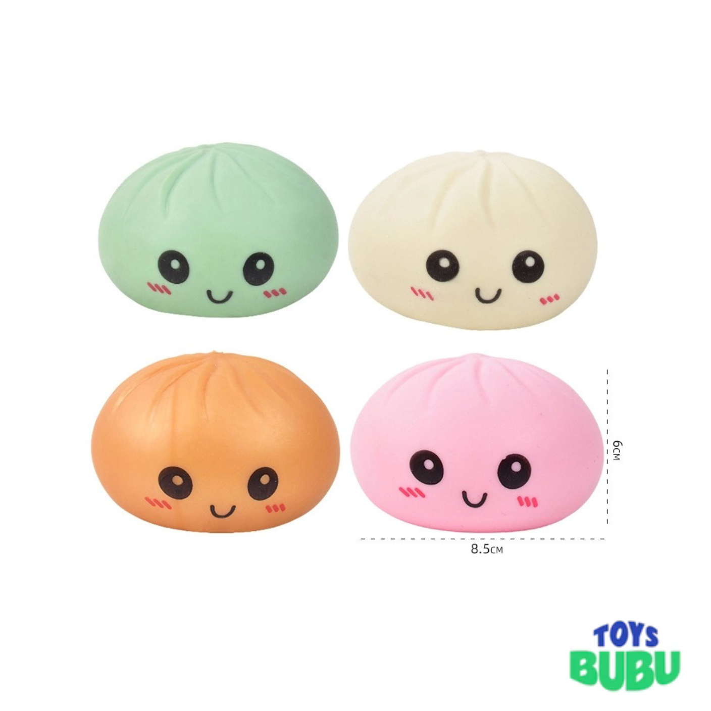 Squishy Dumpling Bao Bun Fidget Toy – Viral Sensory Stress Relief Toy