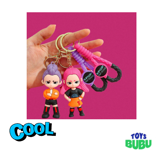 K Pop Demon Hunters Silicon Keychain