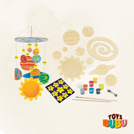 Solar System Mobile Wood Paint Set