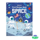 Space Sticker Book for Kids – 200+ Space Stickers Activity Book (Usborne First Sticker Book Ages 3–5)