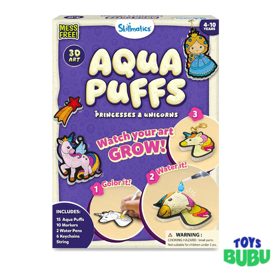 3D Art Aqua Puffs by Skillmatics